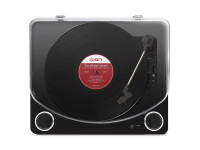 ION Max LP USB Turntable with Integrated Speakers, Black ION Max LP USB Turntable with Integrated Speakers, Black